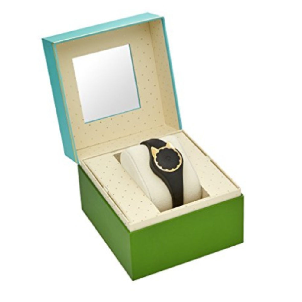 Kate Spade Black Cat Scallop Activity Tracker